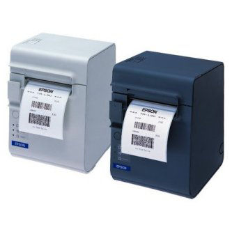 EPSON, TM-L90 PLUS FOR LINERLESS MEDIA, THERMAL LABEL PRINTER, 40MM SPACER, S01, SERIAL, EPSON DARK GRAY, INCLUDES POWER SUPPLY, NOT COMPATIBLE WITH 58MM PAPER