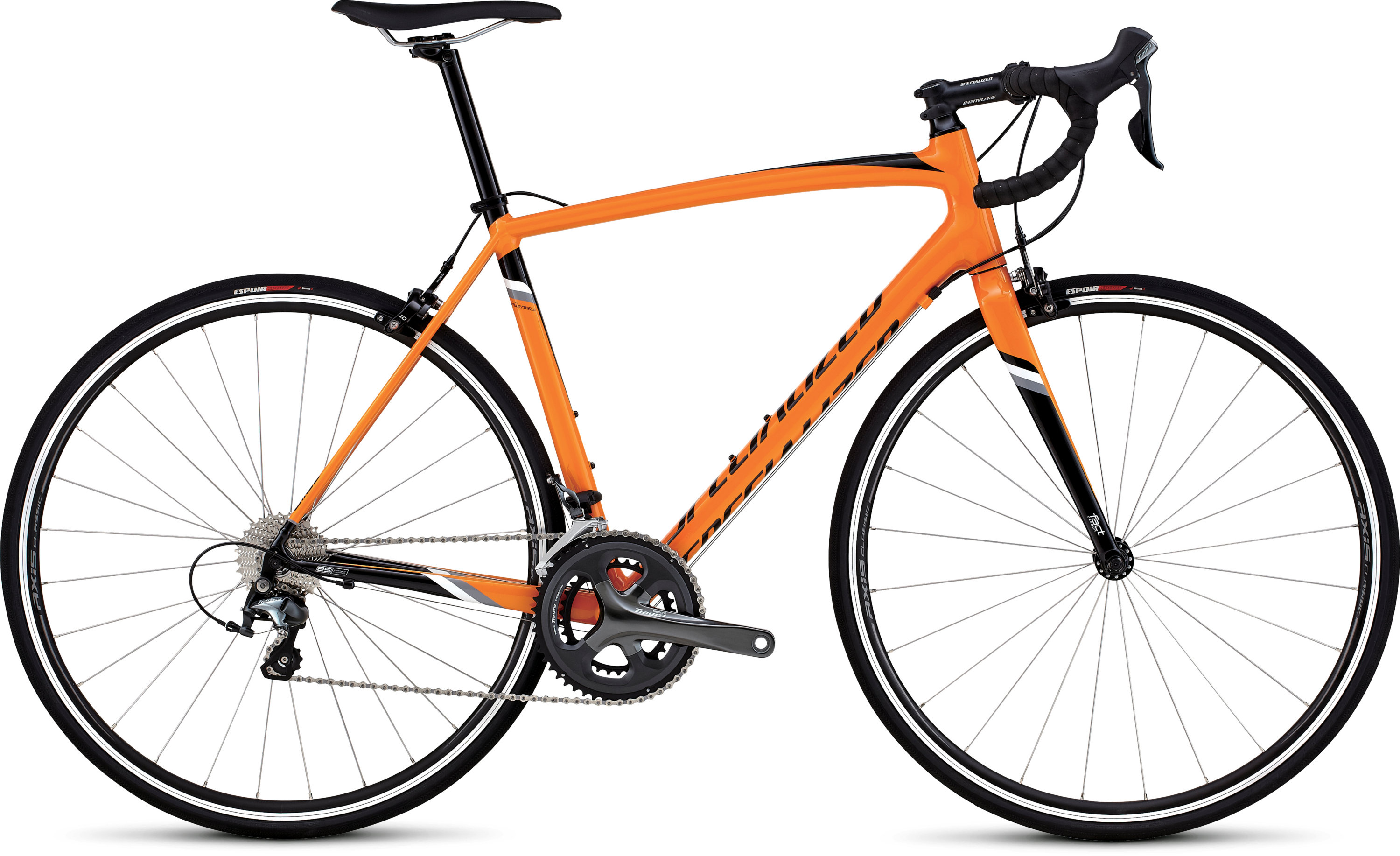 orange specialized bike