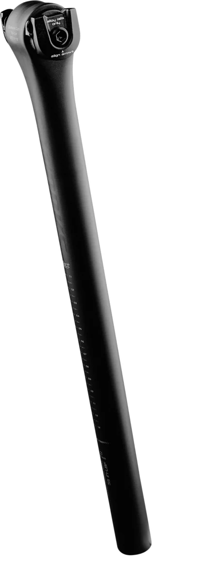 S Works Carbon Seatpost Black Charcoal 27.2mm x 400mm 20mm Offset Components TheFlow.bike