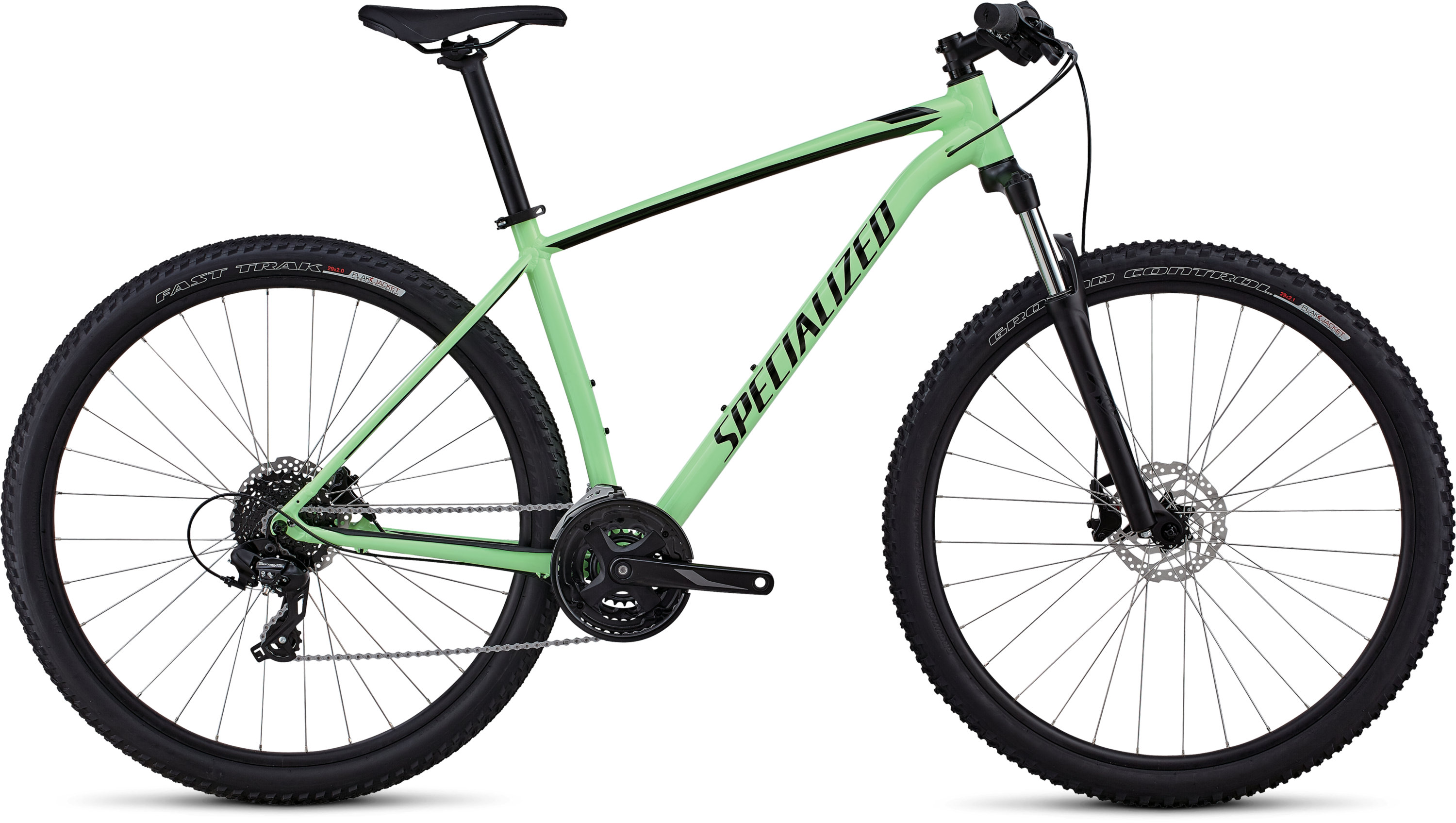 specialized rockhopper green and black