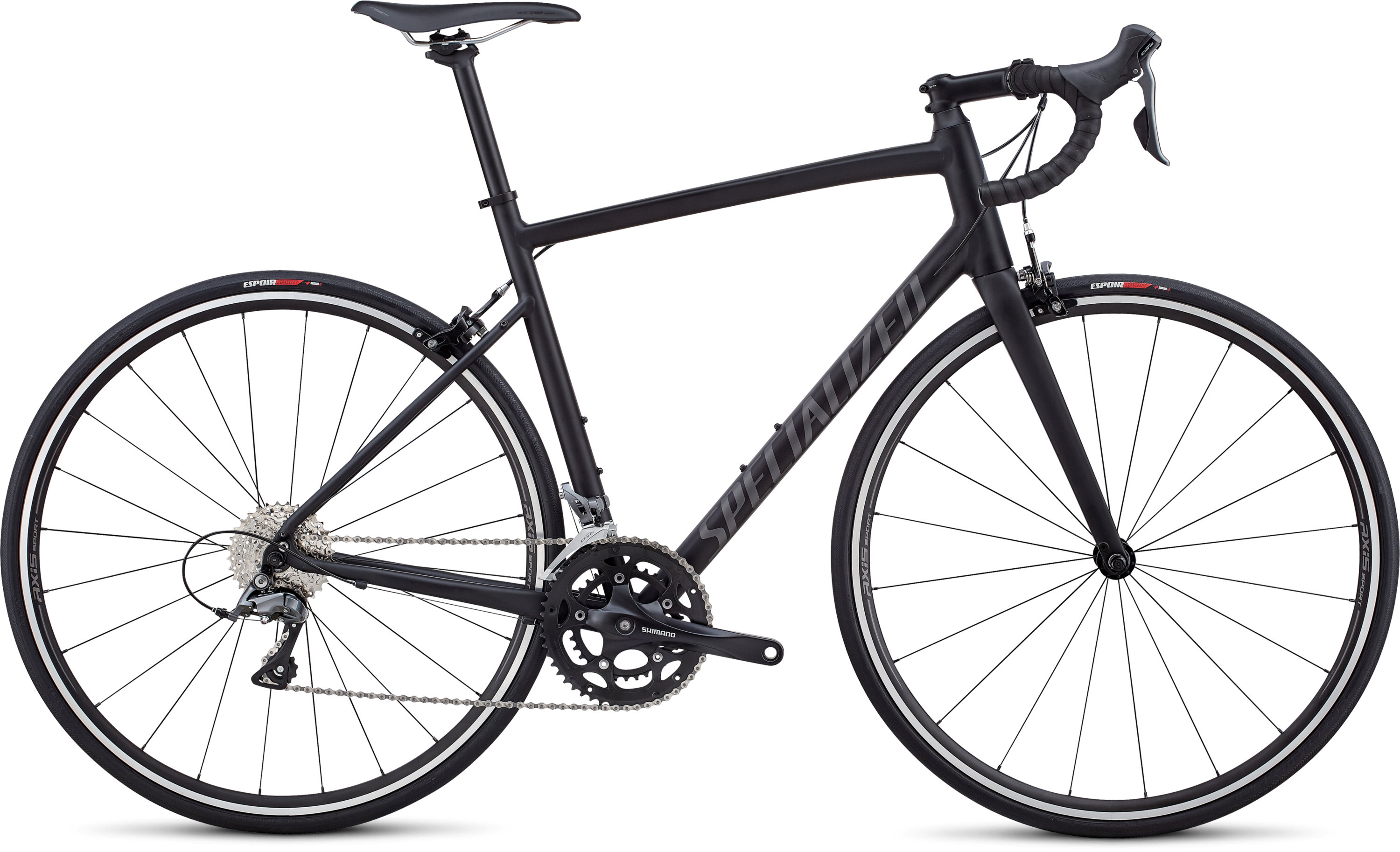 black specialized road bike