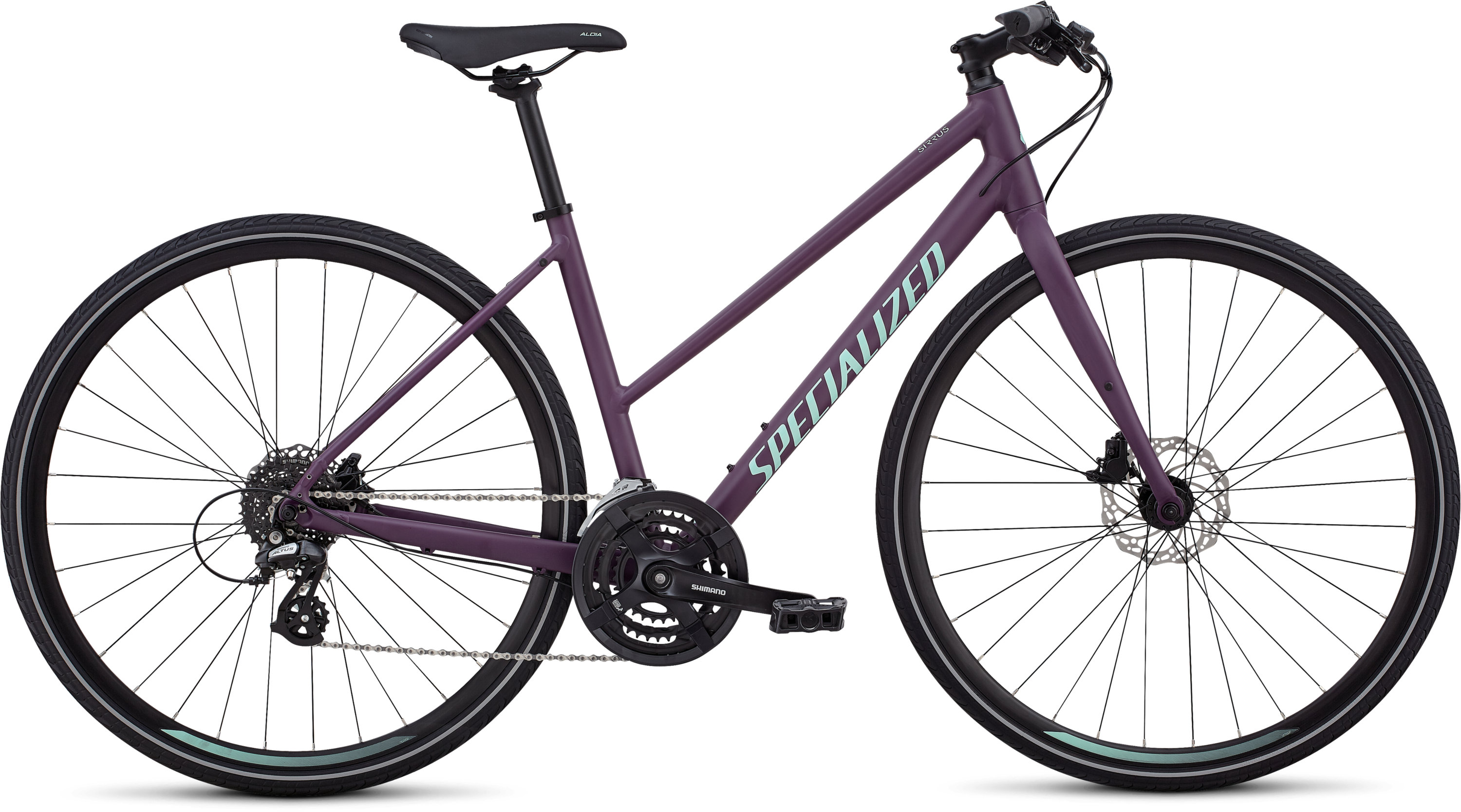 purple specialized bike