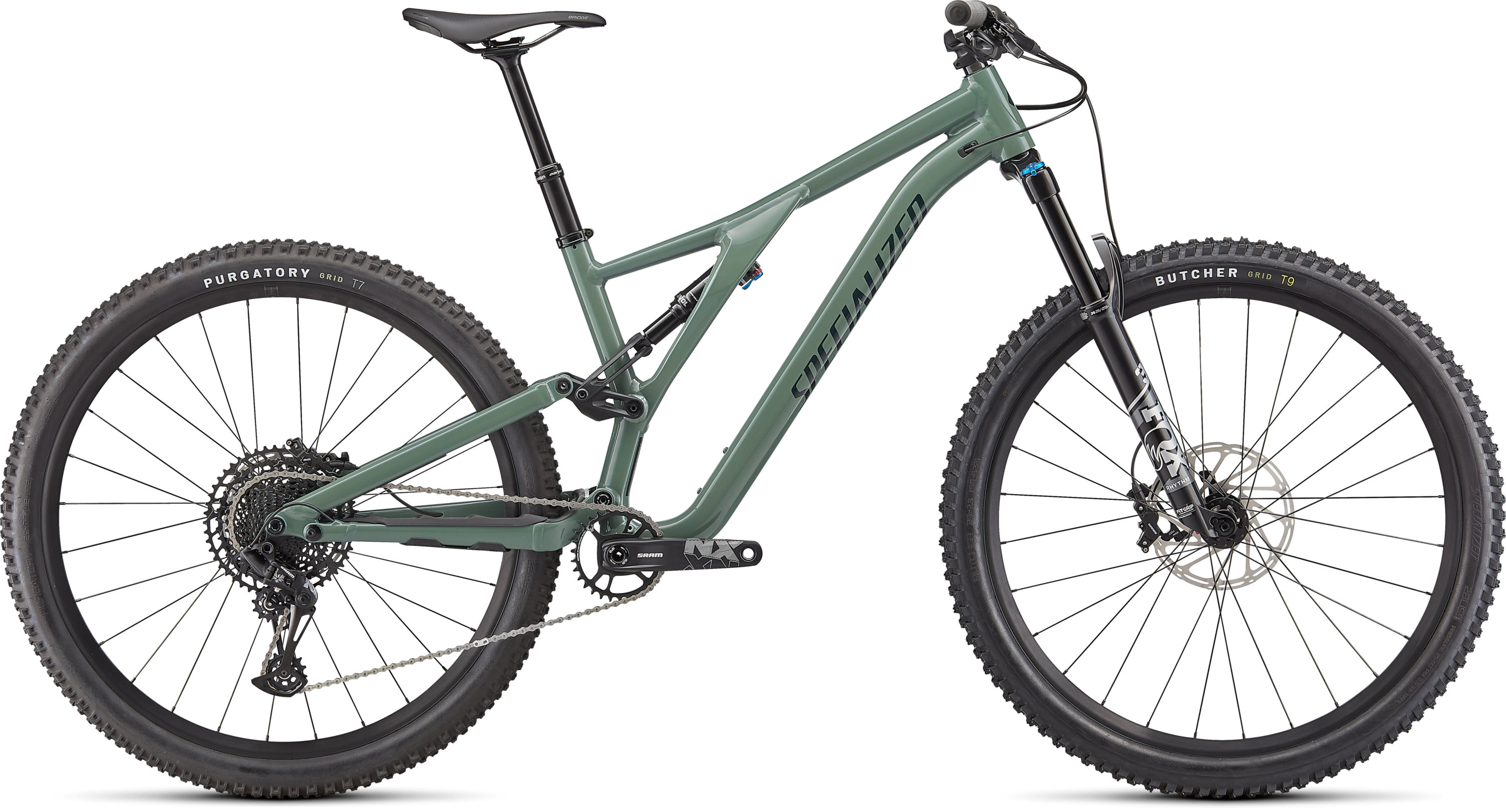 specialized green mountain bike