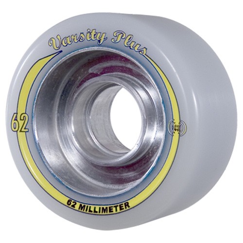 Radar Varsity Plus Radar Roller Skate Wheels 2012 62mm/101A/White NEW 