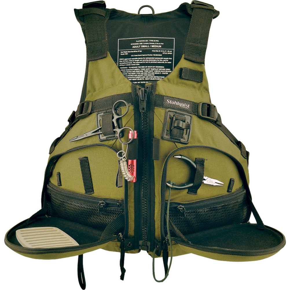 Stohlquist WaterWare Fisherman Fishing Kayak Life Jacket 2012 Univ 