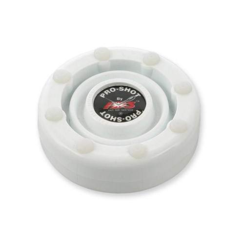 IDS Pro Shot Single Roller Hockey Puck White NEW  