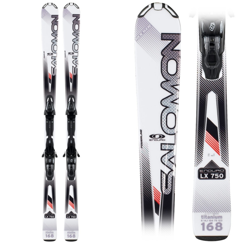 Salomon LX 750 Skis with Salomon Lightrak Bindings 2012