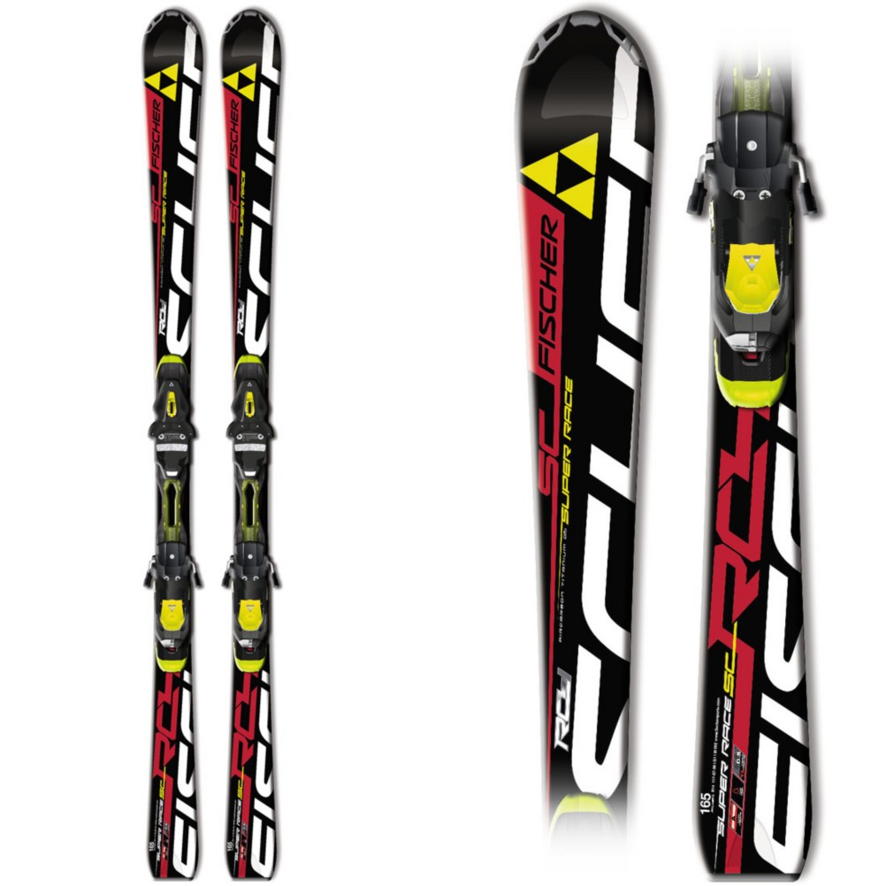 Fischer RC4 Superrace SC Race Skis with RC4 Z12 Powerrail Bindings