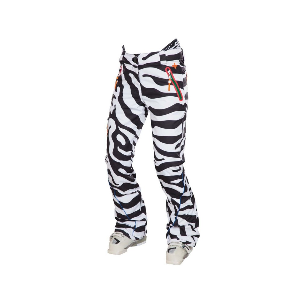 zebra ski pants