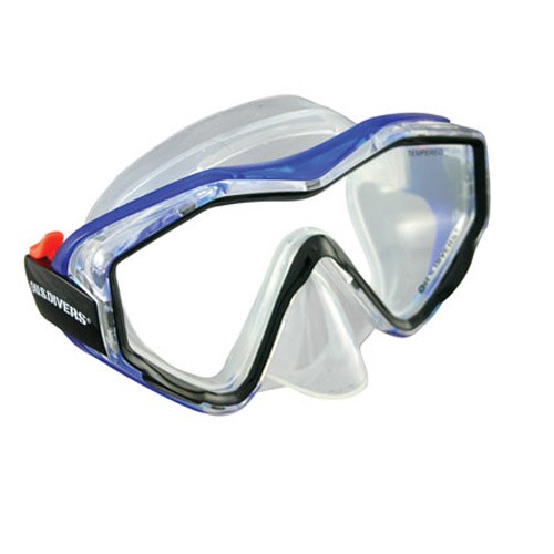 US Divers Anacapa Snorkel Mask 2012 251095/Electric Blue NEW  