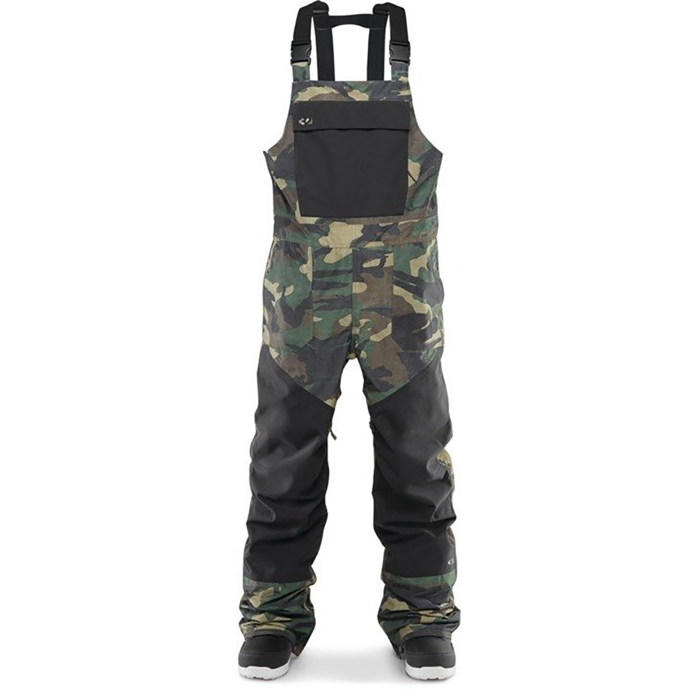ThirtyTwo Basement Bib Mens Snowboard Pants Small/Camo NEW | eBay