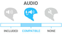 Audio: Audio Compatible - compatible with after-market audio system