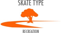 Skate Type: Recreation - comfortable and stiff for newer skaters