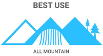 Best Use: All Mountain - general cruising and carving on the frontside