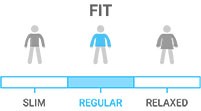 Ajuste: normalmente fiel al tamaño, algo de espacio para capas.