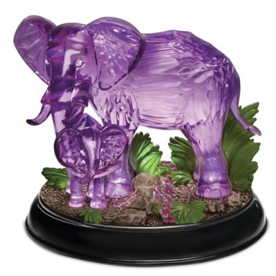 teal elephant figurine