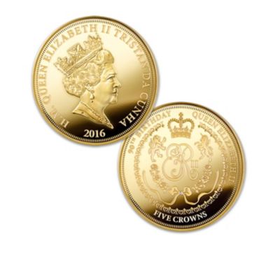 The Queen Elizabeth Ii 90th Birthday Five Crowns Gold Coin