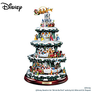 The Disney 50-Character Illuminated Tabletop Christmas Tree