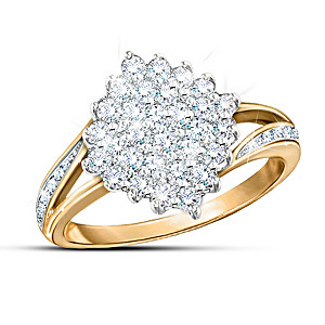 "Diamond Delight" Ring With Over 1/2-Carat Genuine Diamonds