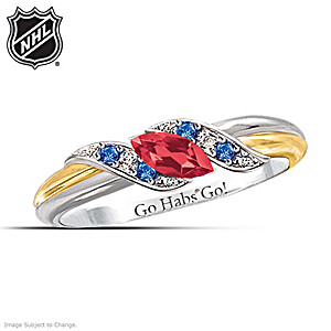 Montreal Canadiens&reg; Pride Engraved Embrace Ring