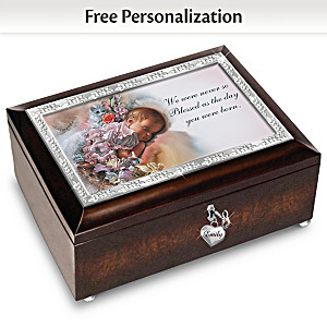 Loving Blessings Personalized Pink Music Box