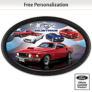 Ford Mustang Collector Plate Customized With Name And State
