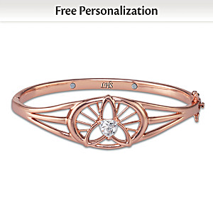 "Mind, Body & Spirit" Personalized Copper Healing Bracelet