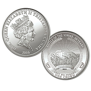 "The Battle Of The Somme" Silver-Plated Centennial Coin