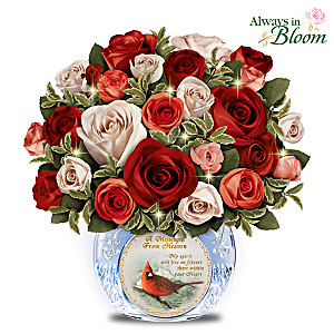"Messenger From Heaven" Lighted Remembrance Centrepiece