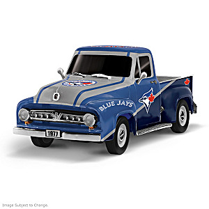 1:36-Scale Blue Jays 1953 Ford Truck Sculpture