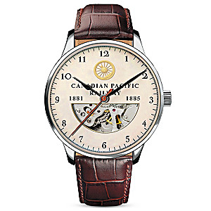 Canadian Pacific Railway Stainless Steel Mechanical Watch