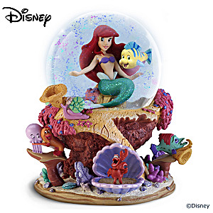 Disney The Little Mermaid Musical Glitter Globe