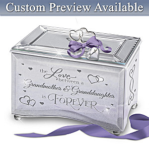 Grandmother & Granddaughter Love Personalized Music Box
