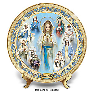 Hector Garrido "Visions Of Mary" Heirloom Porcelain Plate