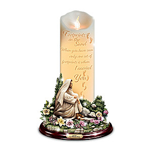 Greg Olsen "I Am With You Always" Sculpted Flameless Candle