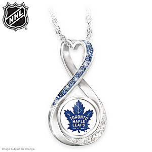 "Maple Leafs&reg; Forever" Infinity Pendant Necklace