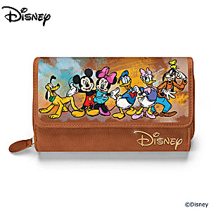 Disney "Masterpiece Of Magic" Designer-Style Trifold Wallet