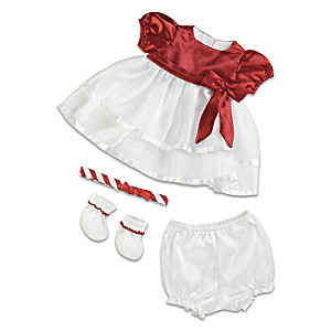Christmas Baby Doll Outfit Fits 43.2 - 48.2 cm Dolls