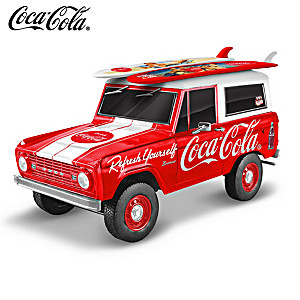 1:18-Scale 1967 Ford Bronco Sculpture With COCA-COLA Logos