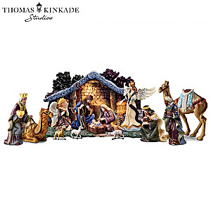 Thomas Kinkade "Star Of Hope" Nativity Collection