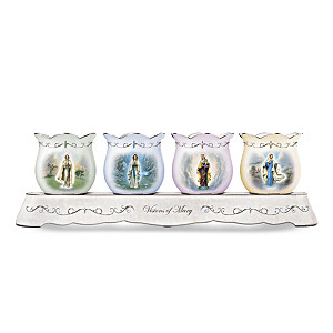 Visions Of Mary Candleholder Collection