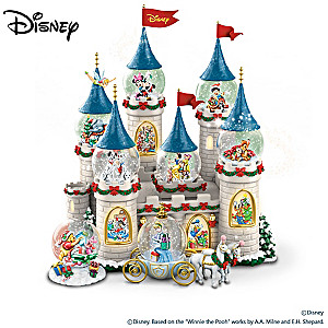 8 Disney Christmas Snowglobes With Lights And Music