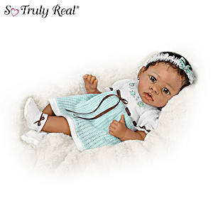 Lifelike Interactive African-American Baby Doll Collection
