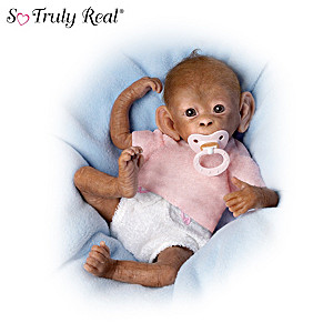 Linda Murray Poseable Lifelike Baby Monkey Doll Collection