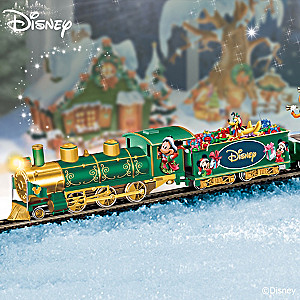 Lighted Disney Holiday Celebration Express Train Collection