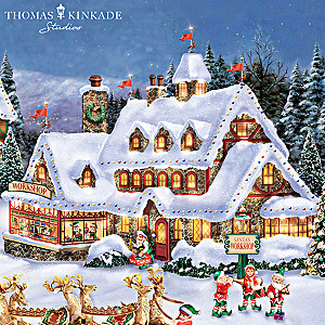 Thomas Kinkade Illuminated "North Pole Village" Collection
