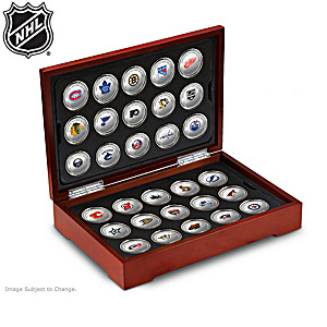 NHL&reg; Centennial Silver-Plated Medallion Collection