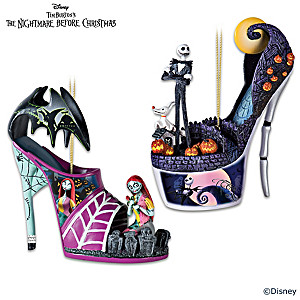 The Nightmare Before Christmas Shoe Ornament Collection