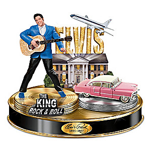 Life Of Elvis Light-Up Musical Tribute Sculpture Collection