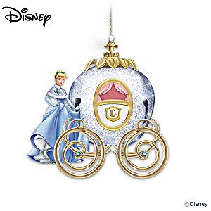 Disney "Jingle Bell Fun" Glitter Bell Ornament Collection